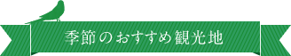 季節のおすすめ観光地