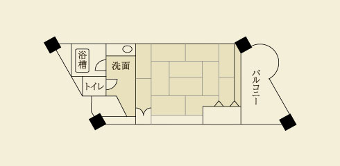 和室の間取り一例